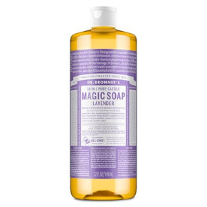 Dr. Bronner's Pure-Castile Liquid Soap, Made with Organic Oils, 18-in-1 Uses: Face, Body, Hair, Laundry, Pets and Dishes, Concentrated, Vegan, Non-GM