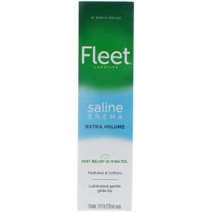 Fleet Laxative Saline Enema for Constipation | 4.5 fl oz | Pack of 6