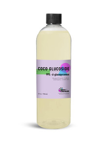 Talsen Chemicals Coco Glucoside Organic (24 Ounce / 709 mL) Natural Non-Ionic Surfactant, Cleansing & Foaming Agent for DIY Cosmetics Skincare & Hair