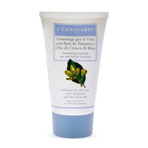 L'Erbolario Soapbark And Rice Bran Oil Exfoliant - With Smoothing Microgranules - Removes All Impurities And Dead Skin Cells - Refines Skin Texture -
