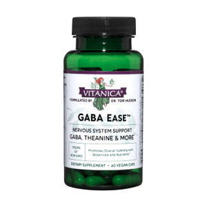 Vitanica, GABA Ease, Calming Support, Vegan, 60 Capsules