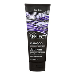 Shikai Color Reflect Platinum Shampoo (8oz, Pack of 2) | Highlights Cool Tones in Blonde, Gray & Platinum Hair | Gentle Cleanser Leaves Hair Shiny