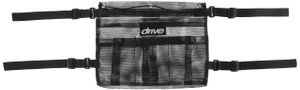 Drive Medical Deluxe Universal Vinyl Mesh Bather Pouch, Black, 10" x 13" x 1"
