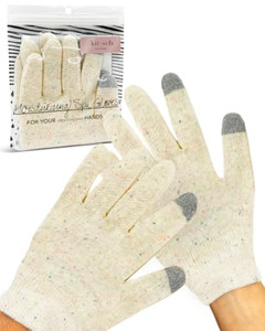 Kitsch Moisturizing Gloves Overnight for Dry Hands Treatment, for Women & Men | Soft Hydrating & Infused Gel Spa Gloves for Kids, One Size Fits Most,