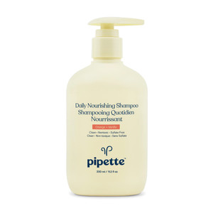 Pipette Daily Nourishing Shampoo - Tear Free Shampoo for Kids, Adds Moisture, 100% Plant-Derived Squalane and Quinoa, Orange + Vanilla Aroma, 11.2 fl