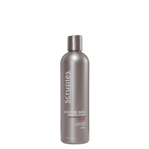Scruples Moisture Bath Hair Shampoo for Men & Women - Moisturizing Shampoo for Dry, Brittle & Coarse Hair - Helps Restore Shine & Elasticity (12 Fl o