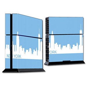 MightySkins Skin Compatible with Sony PlayStation PS4 Console  New York | Protective, Durable, and Unique Vinyl Decal wrap Cover | Easy to Apply, Re