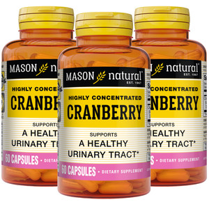 MASON NATURAL Cranberry Highly Concentrated 900 mg, 3 Month Supply, Antioxidant & Immune Health, Supports Healthy Urinary Tract, 3 Pack