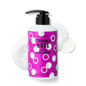 DUFT & DOFT Stockholm Rose Perfumed Body Wash 500ml (16.9 fl.oz.) - Romantic Rose Petals and Musk Scent, Delightful Bathing with Gentle Perfumed Mois
