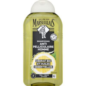 Le Petit Marseillais Shampooing Anti-Pelliculaire Infusion Huiles Essentielles Et Cédrat Bio Anti-Dandruff Shampoo Organic Essential Oils And Citrus