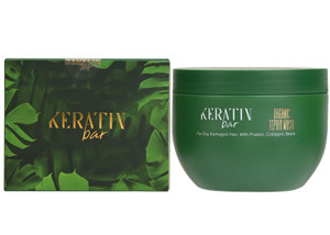 KERATIN BAR Hair Mask Deep Conditioner Treatment, Keratin Protein, Collagen, Repair & Dry Damaged Hair, All Hair Types, Vitamin (Argan Oil Hair Mask)