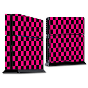 MightySkins Skin Compatible with Sony Playstation 4 PS4 Console wrap Sticker Skins Pink Check