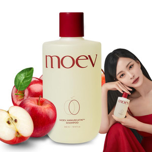 MOEV ANNURCATIN Shampoo | Korean Apple Hair Care for Strength and Volume in Thinning Hair | Adds Lift | Paraben-Free | Suitable for All Hair Types (1