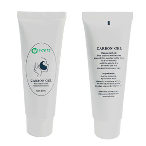 80ML Carbon Peel Cream Gel for Skin Rejuvenation Black Doll,Facial Skin Deep Cleaning with Carbon Gel Nano Activated Carbon for Laser (1pc)