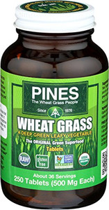 PINES Organic Wheat Grass, 250 Count Tablets | PINES Wheat Grass as featured in the new blockbuster film, Ocean's 8!