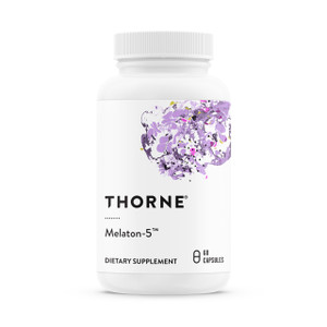 THORNE - Melaton-5 - 5mg Melatonin Supplement - Supports Normal Circadian Rhythms, Restful Sleep & Relaxation* - 60 Capsules