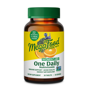 MegaFood Multivitamin for Women 40+ One Daily Womens Multivitamin - with Methylated B12, Methyl Folate, Vitamin D3, C & Zinc - Energy Metabolism, Imm