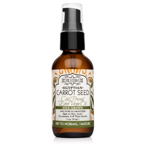 Shea Terra Egyptian Carrot Seed Cold-Pressed Extra Virgin Oil | Nutrient Rich, All Natural & Organic Oil with Anti-Aging Vitamin A, E and Beta-Carote
