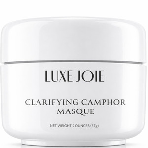 LuxeJoie Clarifying Camphor Sulfur Face Mask | Oil-Absorbing Clay Masque for Oily & Blemish-Prone Skin | Cooling, Pore-Cleansing, Can Be Used as Spot
