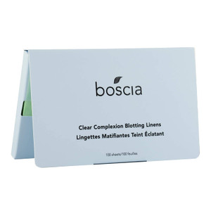 boscia Clear Complexion Blotting Linens - Vegan, Cruelty-Free, Natural Skin Care - Oil Blotting Sheets for Face - For Combination to Oily Skin Types
