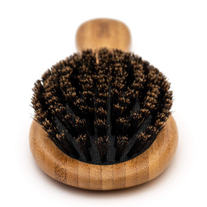 Boar Hair Brush Set - Designed for Kids, Women and Men. Natural Soft Bristle Brushes Work Best for Thin and Fine Hair, Add Health Shine, Improve Text