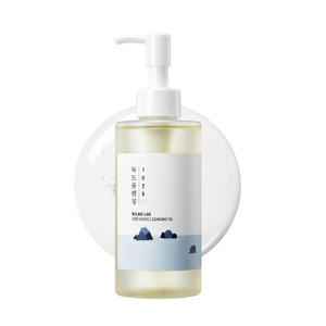 ROUND LAB 1025 Dokdo Cleansing Oil 6.76 Fl Oz, Lightweight Oil Cleanser for Face, Makeup Remover for Sensitive Skin, Blackhead and Pore Cleansing, Ea
