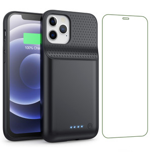 Battery Case for iPhone 12/12Pro, Powerful 10800mAh High Capacity Portable Protective Charging Case, Rechargeable Smart Extended Phone Charger Cover