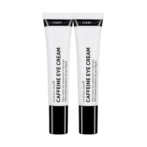 The INKEY List Caffeine Eye Cream Duo, Reduce Eye Puffiness and Dark Circle, Blur Fine Lines, 0.5 fl oz (2 Pack)