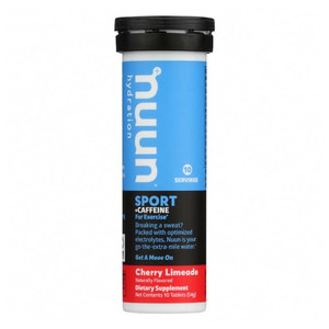 Nuun Energy: Cherry Limeade Electrolyte + Caffeine Tablets (3 Tubes of 10 Tabs) 3
