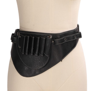 Scissors Waist Bag, 2 Layers Portable PU Scissors Holder Pouch Cases Tool Bags Hair Stylist Scissor Holder Fashion Waist Packs for Hairdressing Tools