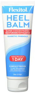 Flexitol Heel Balm 4 Oz Tube (Pack of 2), Rich Moisturizing & Exfoliating Foot Cream. Fast Relief of Rough, Dry & Cracked Skin on Heels/Feet. For Dai