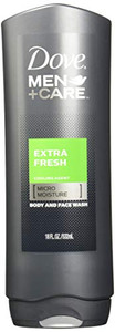 Dove Men +Care Body and Face Wash - Extra Fresh - 18 oz - 2 pk