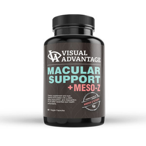 Visual Advantage® Macular Support + Meso-Z  Blue Light Eye Vitamin with Triple Antioxidants for Advanced Protection Against Digital Screens (60-Coun