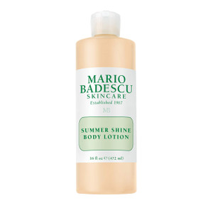 Mario Badescu Summer Shine Body Lotion Enriched with Vitamin A, Lightweight and Radiant, Non-Greasy Candlelit Glow Body Shimmer, Ideal for All Skin T