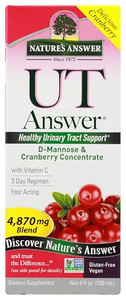 Nature's Answer UT Answer | Urinary Tract System Support | Cranberry Flavor Dietary Supplement | Alcohol-Free, Gluten-Free, Not Tested on Animals & V