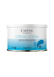 Cirepil - Cristal Ocean - 400g / 14.11 oz Soft Wax Tin - Hypoallergenic, Rosin-Free Strip Wax for Sensitive Skin - Unscented Professional Hair Remova