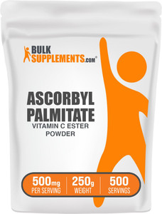 BulkSupplements.com Ascorbyl Palmitate Powder - Vitamin C Ester, Vitamin C Supplement - Gluten Free, 500mg per Serving, 250g (8.8 oz) (Pack of 1)