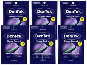 Dentek Easy Brush Cleaners Extra Tight Spaces 16 Count (6 Pack)