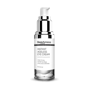 Instant Ageless Eye Cream-Instantly Reduces Under Eye Bags, Wrinkles, Dark Circles, Fine Lines & Crow's Feet. Powerfully Tighten & Lifts Sagging Skin