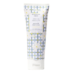 Beekman 1802 Pure Goat Milk Hand Cream, Vanilla Absolute - Scented - 3.4 oz - Moisturizing Lotion for Dry Skin - Anti-Aging Hydration - Good for Sens