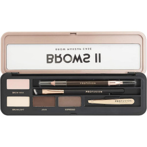 Profusion Cosmetics Eyebrow Pro Makeup Case Brows I Palette - Medium Dark