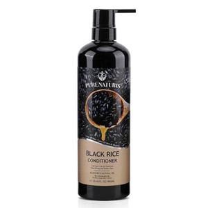 PureNaturis Black Rice Oil Extract Hydrating Conditioner - Anti-Hair Loss, Reduce Hair Fall and Repair for Dry and Damaged Hair, Leaves Hair Soft and