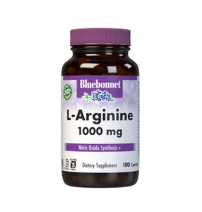 Bluebonnet LArginine 1000 Mg Vitamin Capsules, 100 Count
