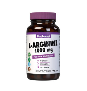 Bluebonnet L-Arginine 1000 mg Capsules, 90 Count
