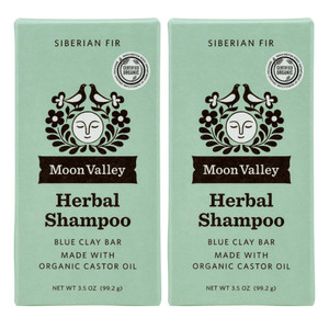 Moon Valley Organics HERBAL SHAMPOO BAR - SIBERIAN FIR (2PACK)