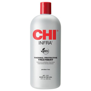 CHI Infra Thermal Protective Treatment, Hair Serum For Protecting Color & Adding Superior Shine & Softness, Hydrating Formula, Sulfate-free, 32 Oz
