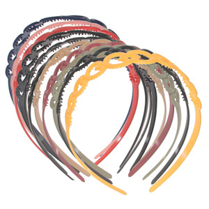 Beatifufu Valentines Headband Heart-Shaped Headbands for Women and Girls Wide Plastic Hairbands for Everyday Wear Sports and Party Accessories Stylis