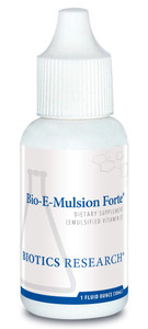 Biotics Research Bio E Mulsion Forte 1 Fliud Ounces, 30 ml Vitamin E 30 IU / 5 Drops, Emulsified, Supports Cell Function, Potent Antioxidant Supports