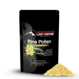 Pine Pollen Powder Wild Harvested - 99% Cracked Cell Wall | Supports Healthy Energy & Longevity (50 Grams)