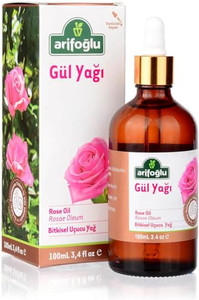 Arifoglu Rose Oil 100 ml, Rosae Oleum, Cold Pressed,%100 Virgin